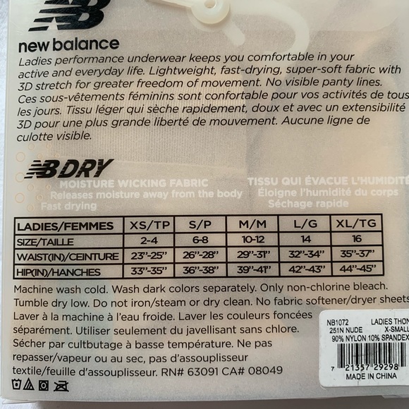 🛍 FREE W/50$ PURCHASE - BNIB✨ New Balance Thong - Picture 5 of 5